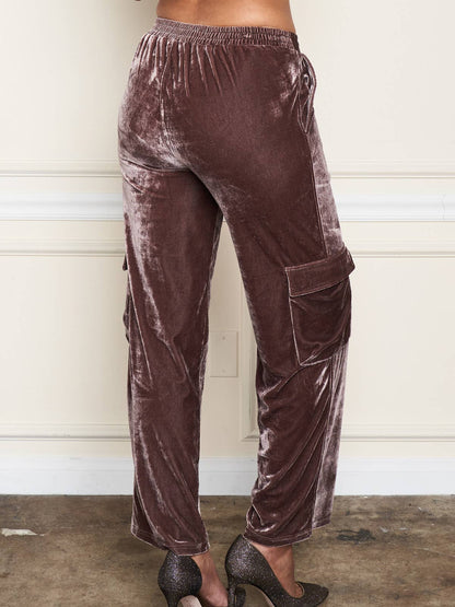 Velvet Cargo Pant - Mocha
