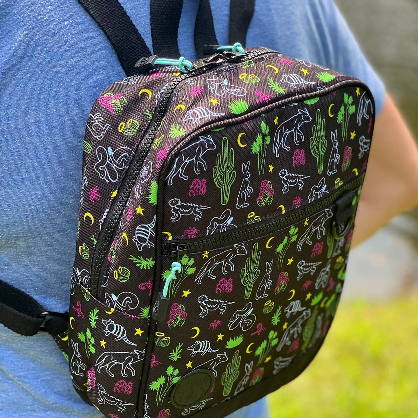 Neon Desert Mini Tablet Backpack