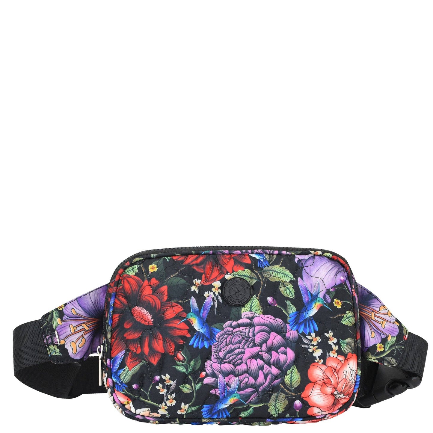 Wanderlust Quilted Fabric Fanny Pack
