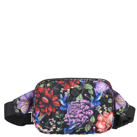 Wanderlust Quilted Fabric Fanny Pack
