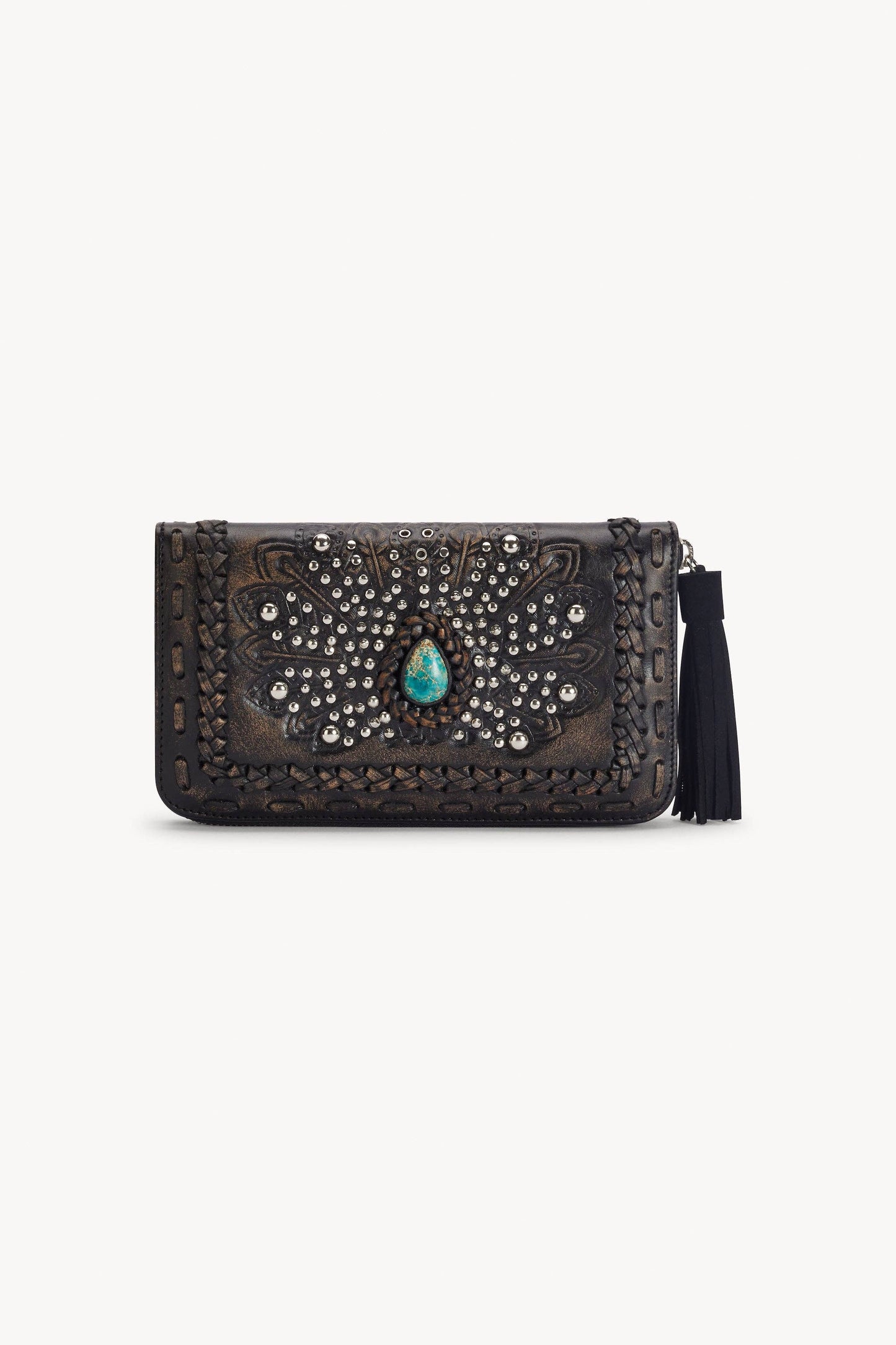 Monterey Peacock Wallet-Antique Black