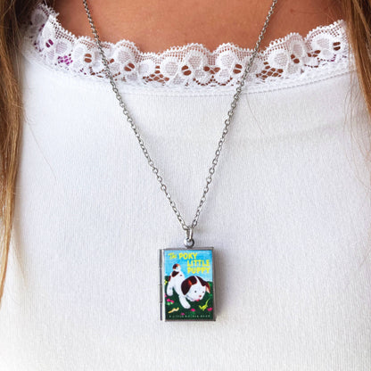 Book Locket The Poky Little Puppy - Stainless Steel