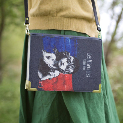 Les Miserables Book Crossbody Vegan Handbag - Small