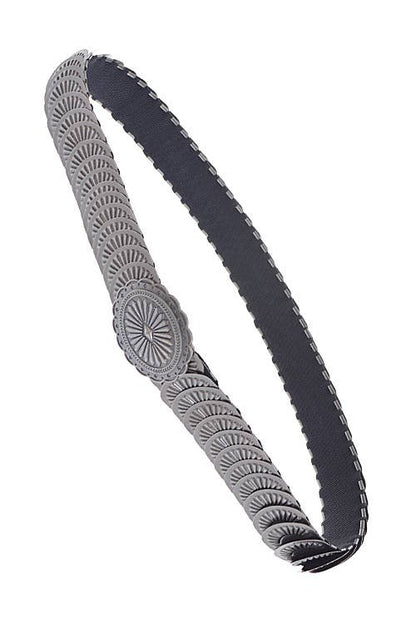 Oval Shaped Belt - Antique Gold