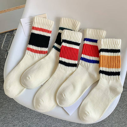 Striped Crew Socks