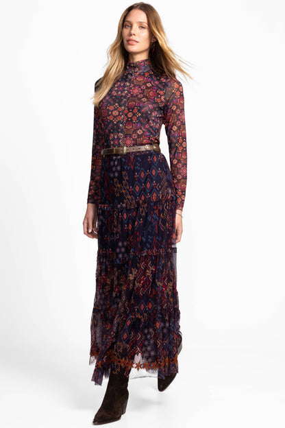 Arcellis Tiered Skirt (Lined) - Monika