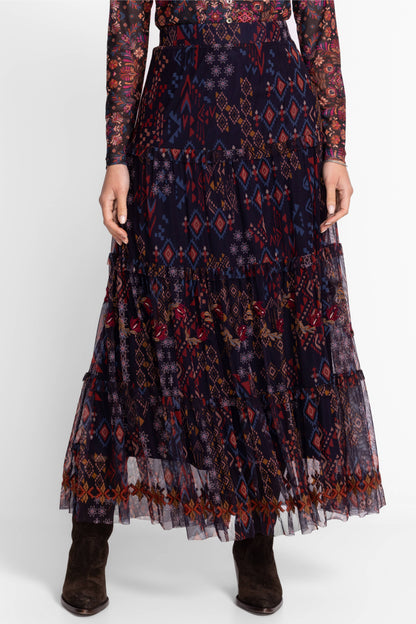 Arcellis Tiered Skirt (Lined) - Monika