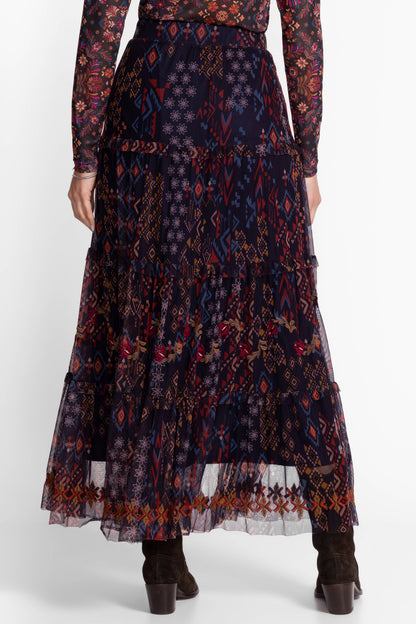 Arcellis Tiered Skirt (Lined) - Monika