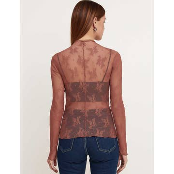 Floral Lace Layering Top - Multiple Colors