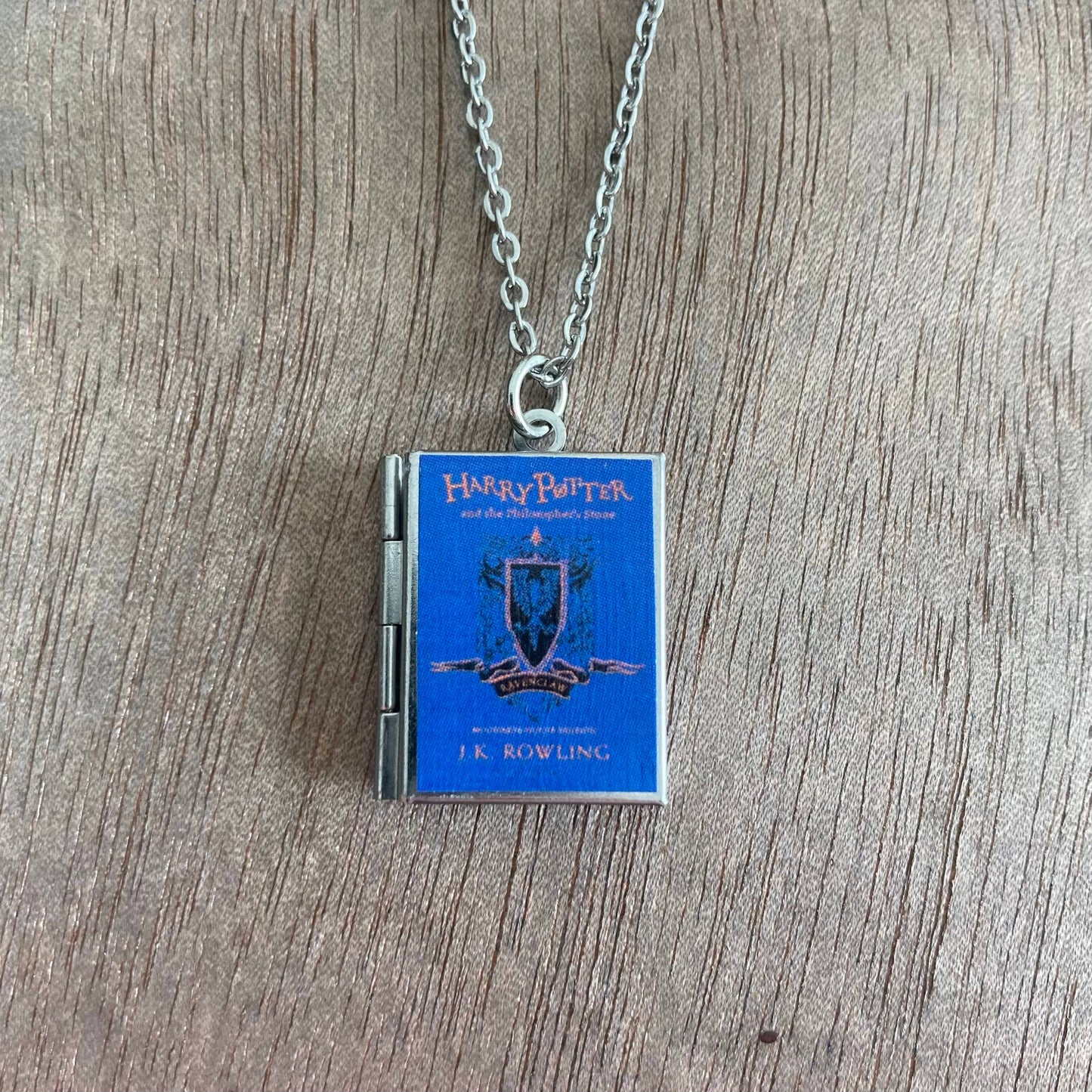 Book Locket Harry Potter - House Ravenclaw - Stainless Steel