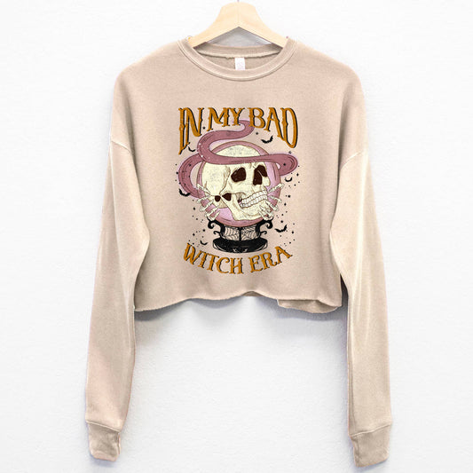 In My Bad Witch Era Halloween Cropped Sweatshirt