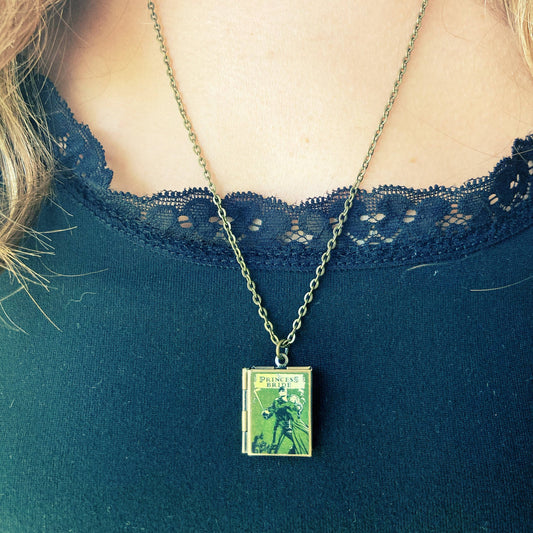 Book Locket The Princess Bride - Bronze