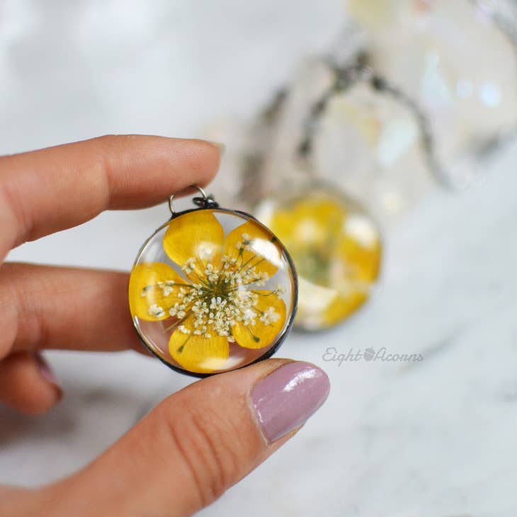 Buttercup Glass Necklace - La De Da