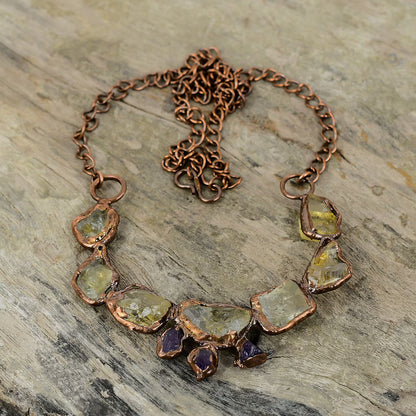 Citrine Raw Necklace