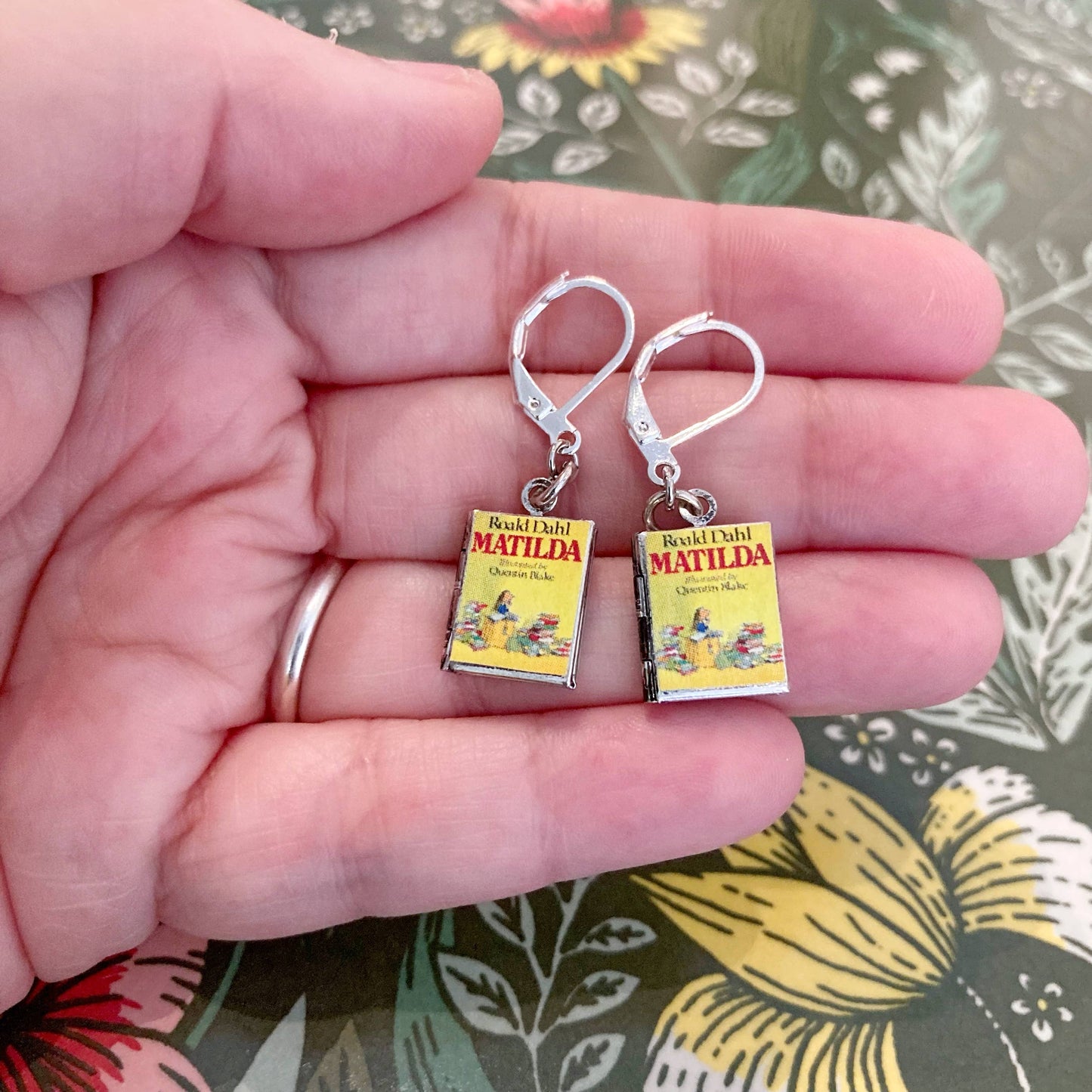 Earrings Book Locket Matilda
