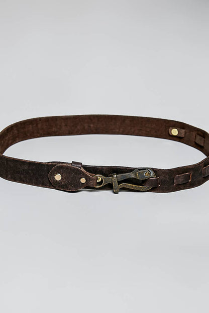 Rugged Handcrafted Vintage Genuine Leather Belt