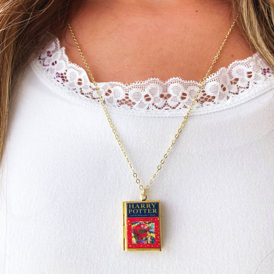 Book Locket Harry Potter - Book 1 - Brass