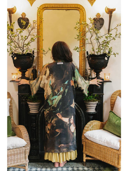 Heartwork Artisan Bamboo Duster Kimono Robe - La De Da