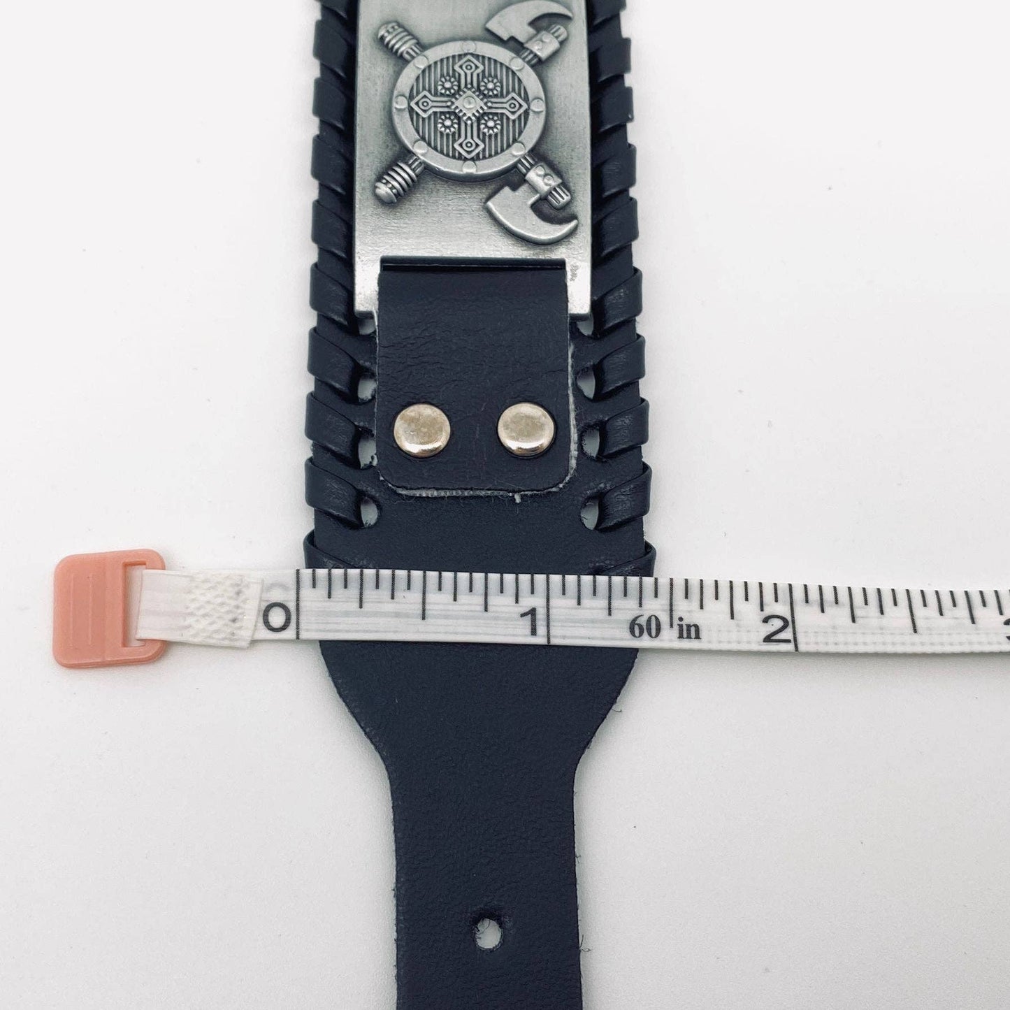 Vintage Viking Symbol Leather Bracelet - MJ/BC