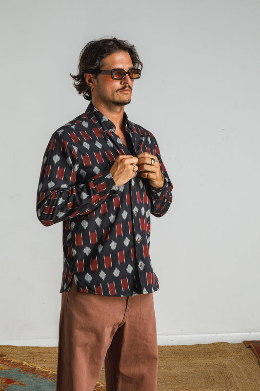 Marsh Handmade Men Button Up Shirt