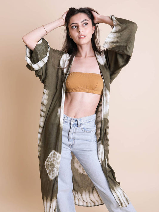 Tie-Dye Longline Wrap - One Size