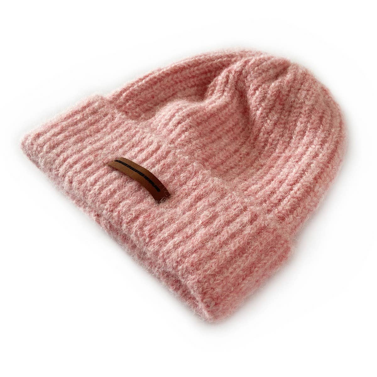 Adult Knitted Hat - Unisex (Pink)