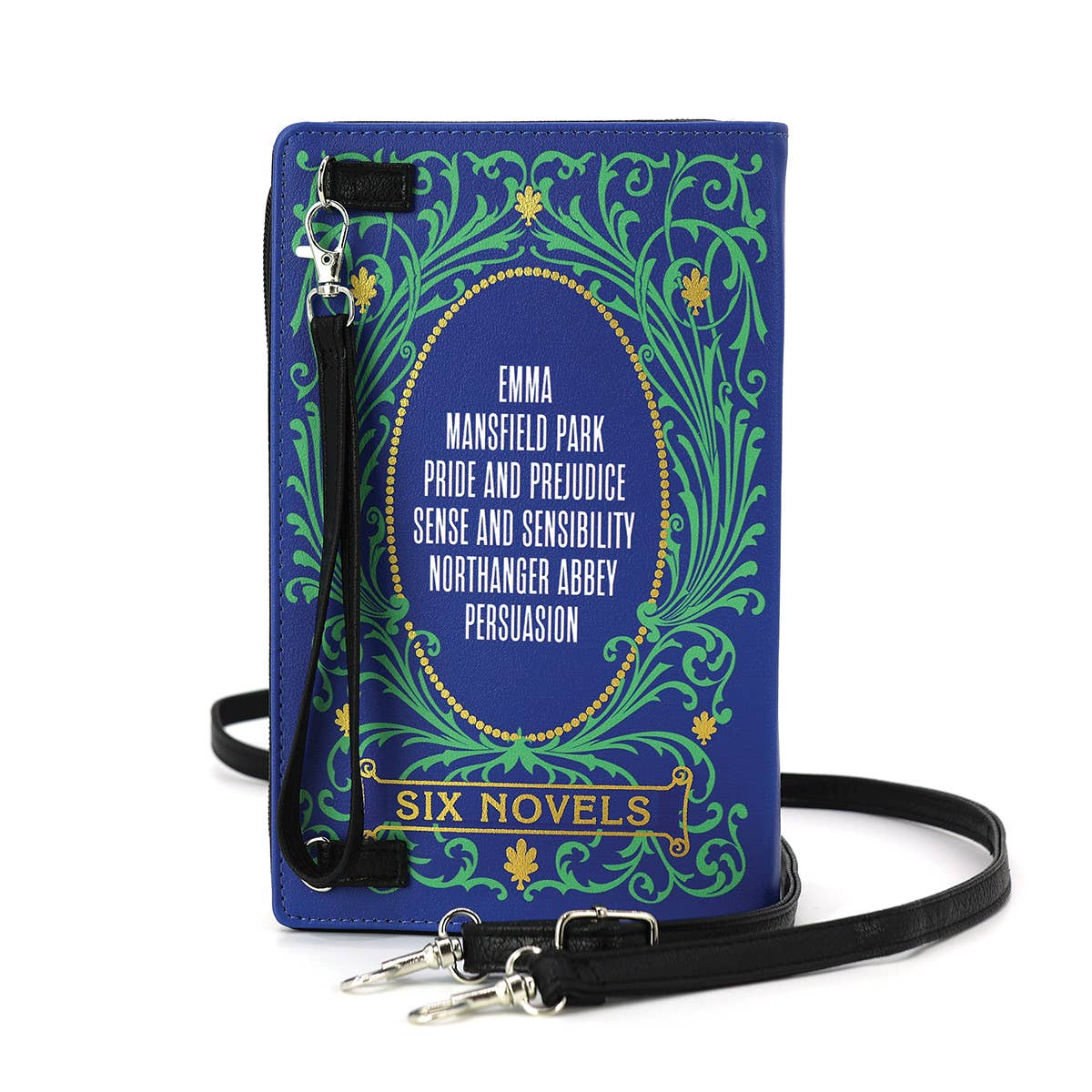 Jane Austen Novels Book Clutch/Crossbody Bag