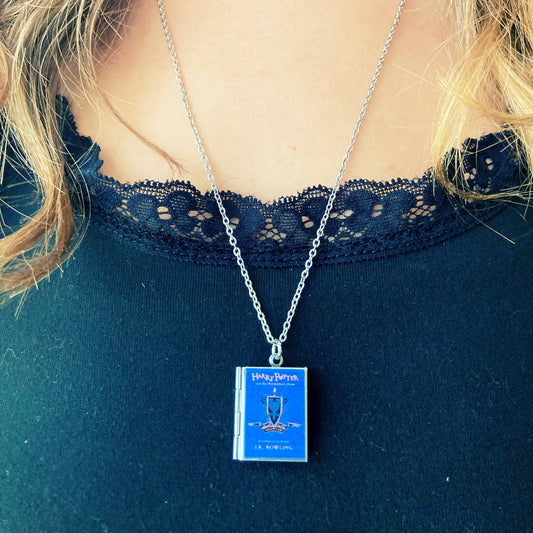 Book Locket Harry Potter - House Ravenclaw - Stainless Steel