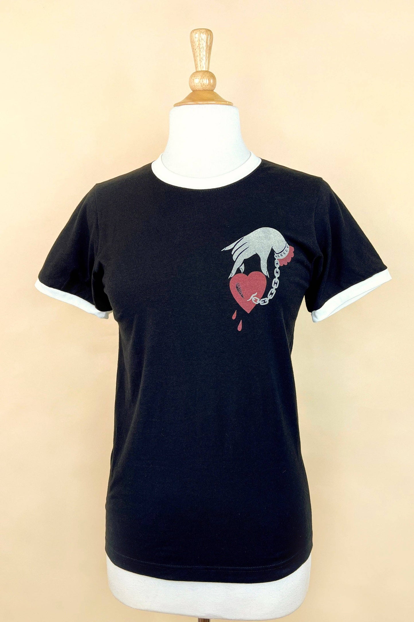 Captive Heart Unisex Ringer Tee