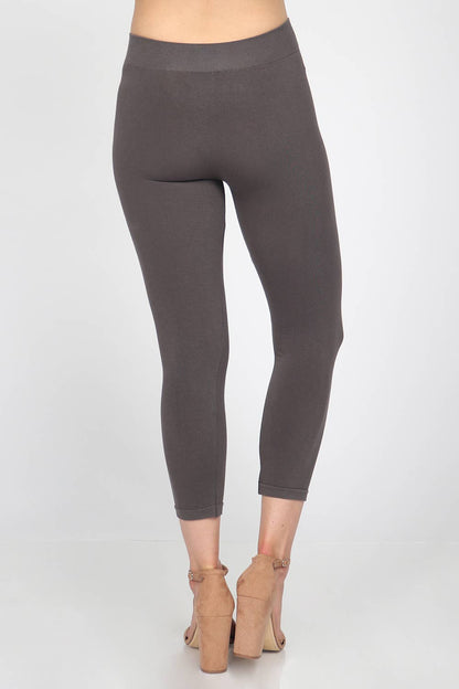 The Classic Cropped Legging - Dark Grey