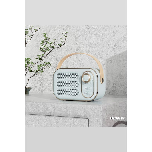 Retro bluetooth speaker version 2 - Sky blue