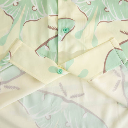 Luna Moth Button Up