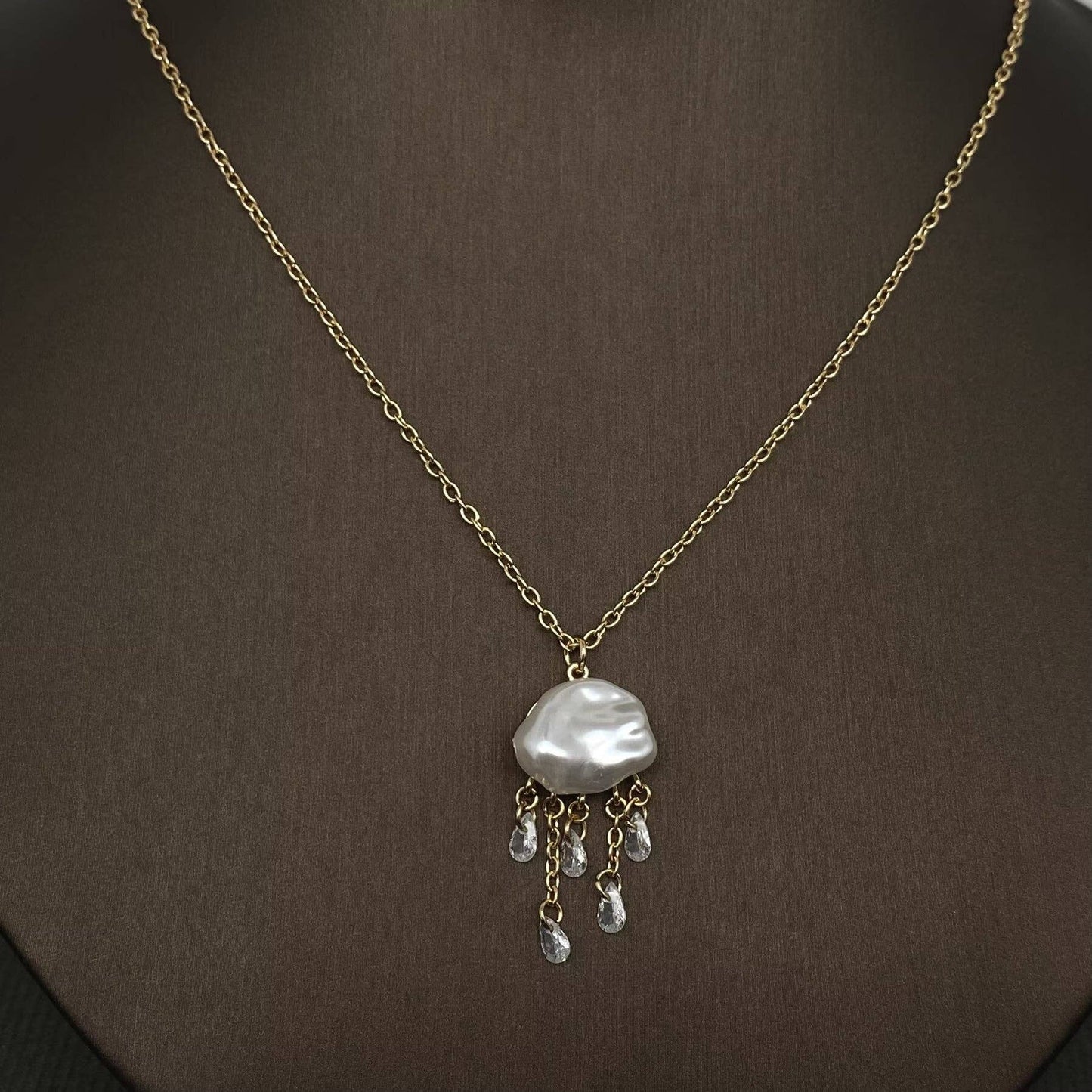 Jellyfish Charm Necklace
