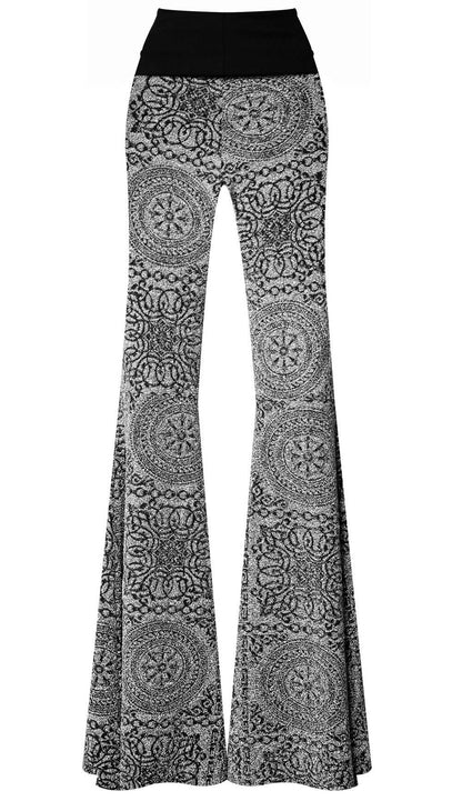 Sparkly Bell Bottoms - Silver
