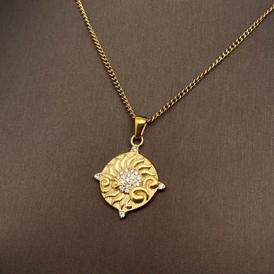 Sun - Tarot Charm Necklace