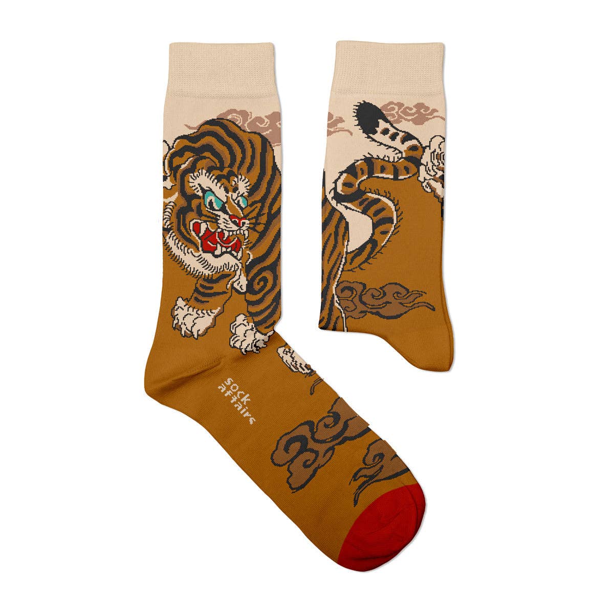 Traditional Tiger Tattoo Socks