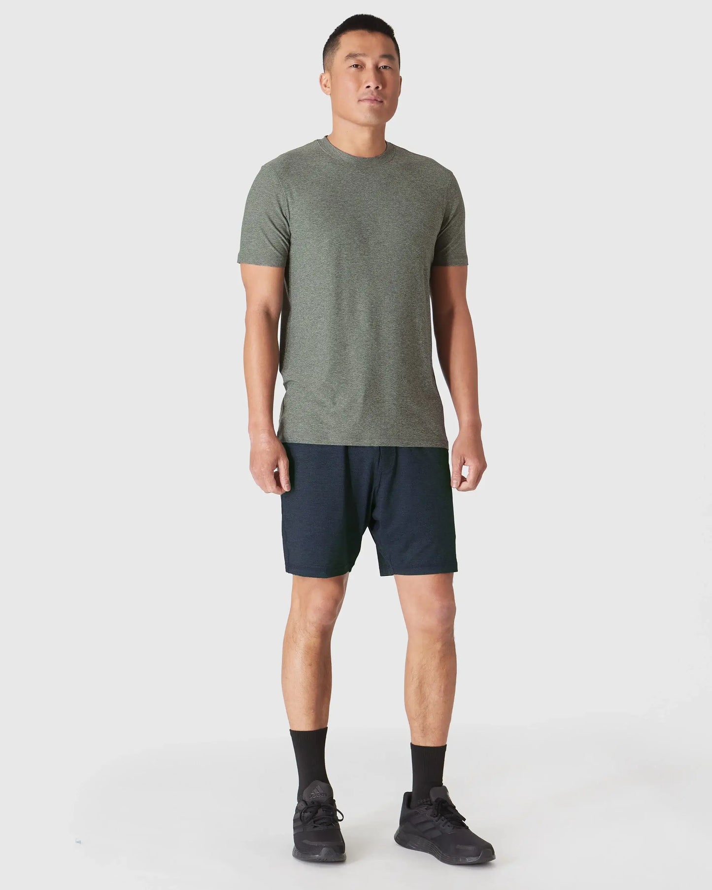 Heather Forest Active Crew Neck T-Shirt