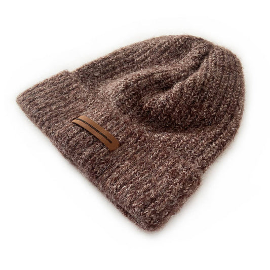 Adult Knitted Hat- Unisex (Coffee)