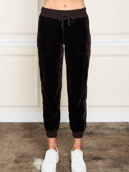 Velvet Jogger - Coffee