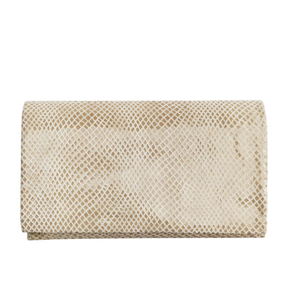 Gio Handcrafted Leather Wallet - Cream
