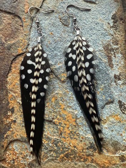 Wild Spirit Feather Earrings – Handmade Tribal Jewelry