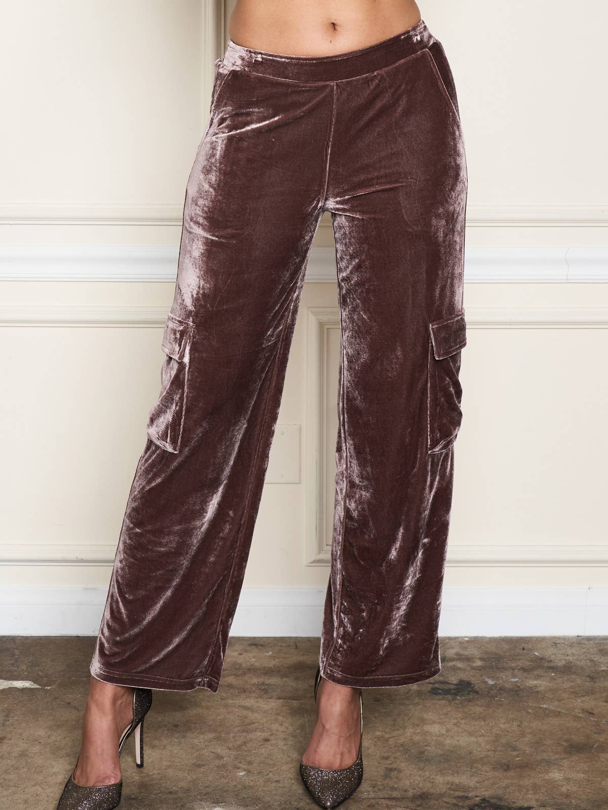 Velvet Cargo Pant - Mocha