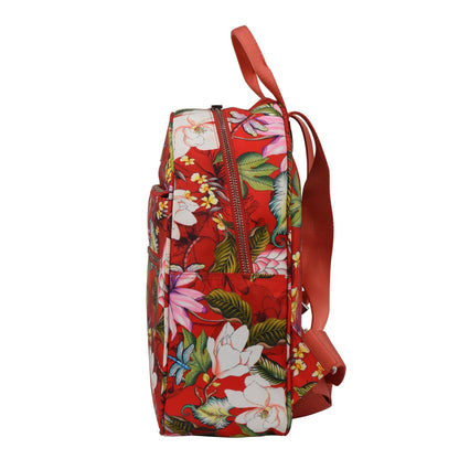 Wanderlust Luxe Fabric Backpack - Floral Pattern