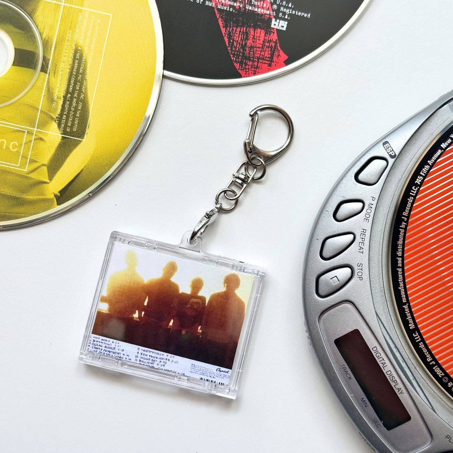 'Hit Clips' Mini CD Case Keychain - Yellowcard - Ocean Avenue
