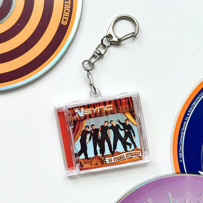 'Hit Clips' Mini CD Case Keychain -NSYNC No Strings Attached - Bye Bye Bye