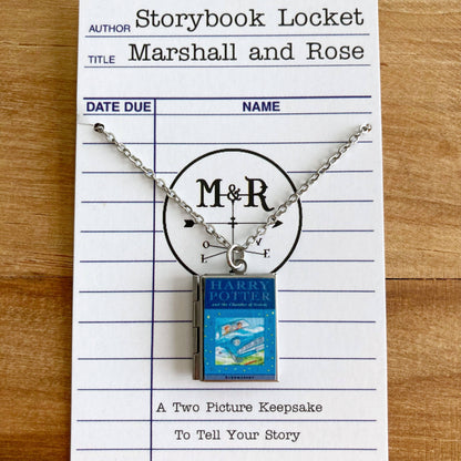Book Locket Harry Potter - Book 2 - Stainless Steel