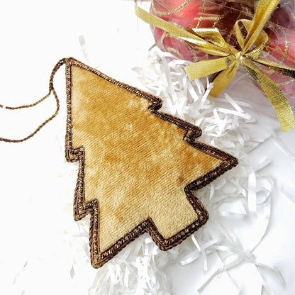 Embroidered Christmas Tree Ornament