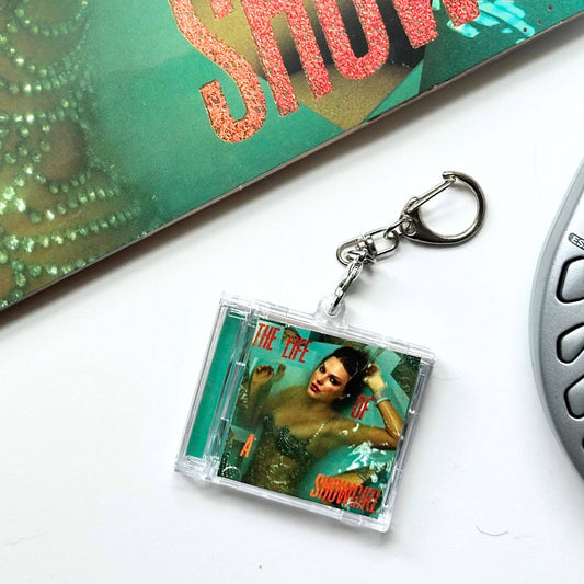 'Hit Clips' Mini CD Case Keychain - Taylor Swift Show Girl - The Life of a Showgirl