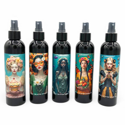 Enchantée Collection 8 oz Scented Hair & Body Spray Mists - Joie de Vivre
