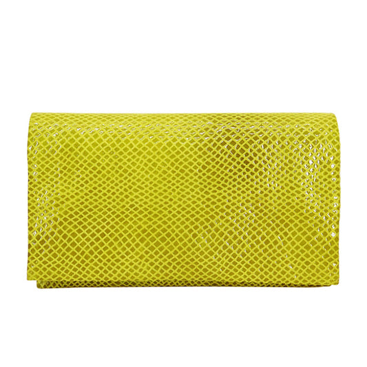 Gio Handcrafted Leather Wallet - Chartreuse